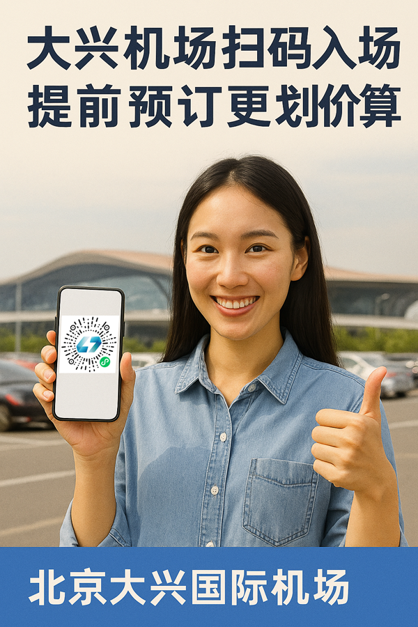 大興機(jī)場(chǎng)停車不用愁，手機(jī)下單直接停文鋒
